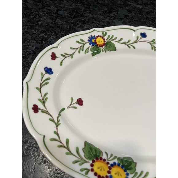 Metlox Poppytrail Vernon Quail Ridge 14” Oval Serving Platter - Picture 3 of 5